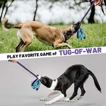 wodoca Tough Dog Rope Toys for Interactive Play and Chewing