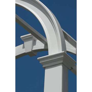 Elegant Vienna Vinyl Arbor for Stunning Gardens