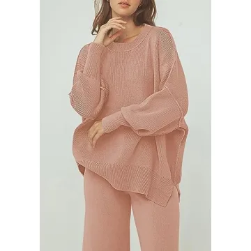 Pink Queen 2-Piece Sweater Set for Women - Stylish Comfort