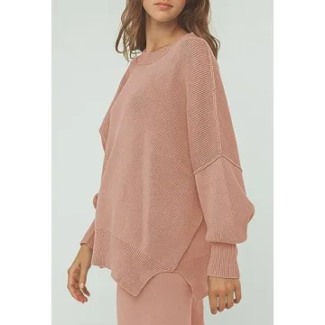 Pink Queen 2-Piece Sweater Set for Women - Stylish Comfort
