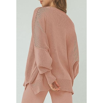Pink Queen 2-Piece Sweater Set for Women - Stylish Comfort