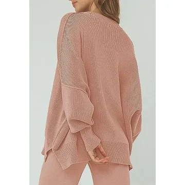 Pink Queen 2-Piece Sweater Set for Women - Stylish Comfort