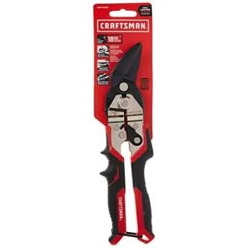 CRAFTSMAN Aviation Snips Offset Left Durable Metal Cutter