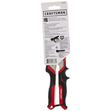 CRAFTSMAN Aviation Snips Offset Left Durable Metal Cutter