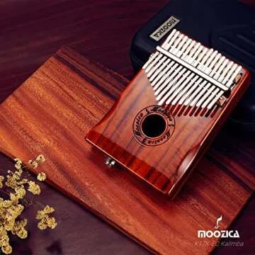 Moozica 17-Key Kalimba Crafted from Koa Wood