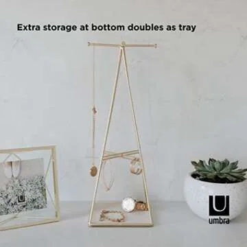 Stylish Umbra Prisma Jewelry Stand and Necklace Holder