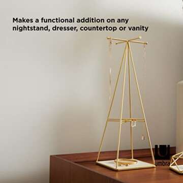 Stylish Umbra Prisma Jewelry Stand and Necklace Holder