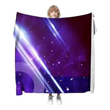 Anime Games Throw Blanket - 3D Printed Flannel Cartoon Design