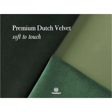 Vitalizart Green Velvet Ribbon Set for Elegant Crafting