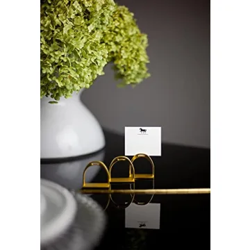 Asmar Equestrian Napkin Ring Set - 4 Rings & 10 Tags