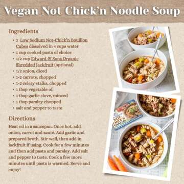 Edward & Sons Low Sodium Not Chickn Cubes - Vegetable Bouillon Cubes, Not Chicken Bouillon Cubes Vegan, Vegetable Broth - 2.5 Ounce (Pack of 1)