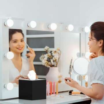 FEMELI Tissue Box Cover for Home & Office - Stylish & Functional