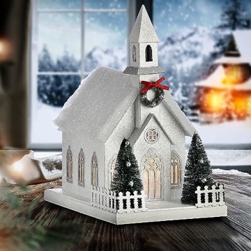 Regency 11.5" LED Country Church for Holidays