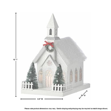 Regency 11.5" LED Country Church for Holidays