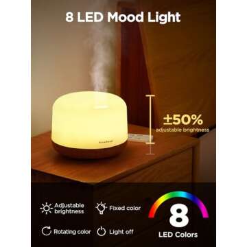 InnoGear Essential Oil Diffuser with Remote Control
