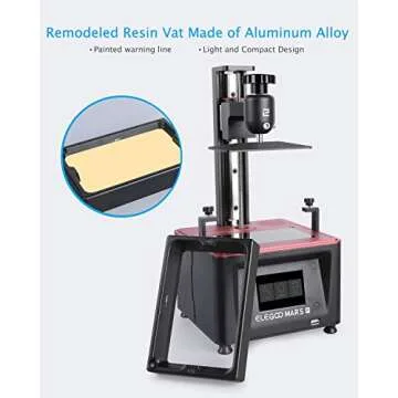 ELEGOO Mars Pro 3D Printer with UV LED and Advanced Features