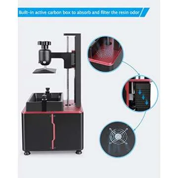 ELEGOO Mars Pro 3D Printer with UV LED and Advanced Features