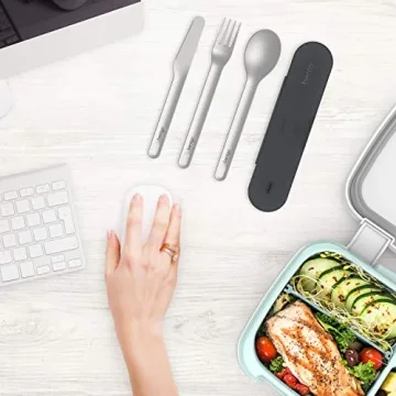 Bentgo Stainless Travel Utensil Set Eco-Friendly Reusable