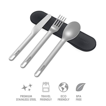 Bentgo Stainless Travel Utensil Set Eco-Friendly Reusable