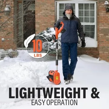 MAXLANDER Cordless Snow Shovel for Effortless Snow Removal