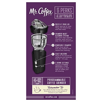 Effortless Coffee Grinding with Mr. Coffee 12 Cup Grinder