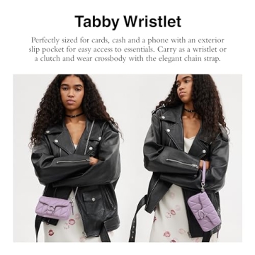 Stylish Coach Tabby Wristlet in Soft Purple for All Occasions