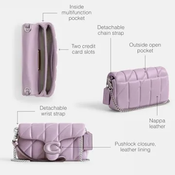 Stylish Coach Tabby Wristlet in Soft Purple for All Occasions