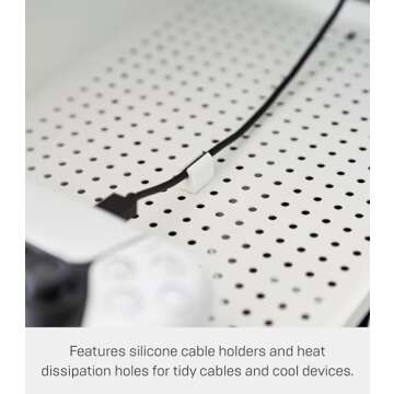 Yamazaki Home Tower Game Console Rack - Stylish Storage Solution