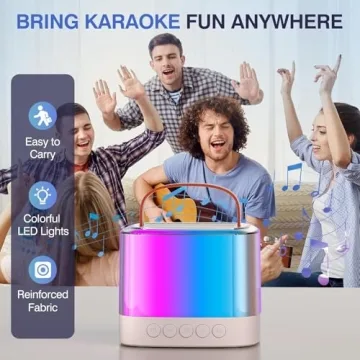 Mini Bluetooth Karaoke Machine for Kids - Fun Gift Idea