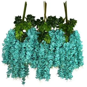 iWisteria 36 Pack 3.6FT Artificial Hanging Flowers