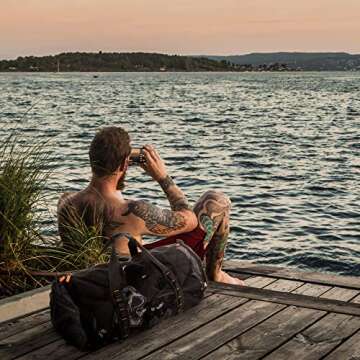 Fitdom 90L Large Mesh Duffle Bag for Scuba Dive or Snorkel Equipment. Best for Water Sports & Beach ...