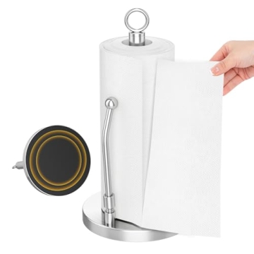Stylish Stainless Steel Paper Towel Holder for Easy Use