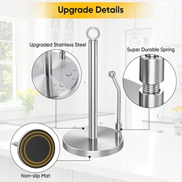 Stylish Stainless Steel Paper Towel Holder for Easy Use