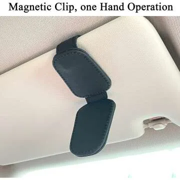 KIWEN Magnetic Sunglasses Holders for Car Visor