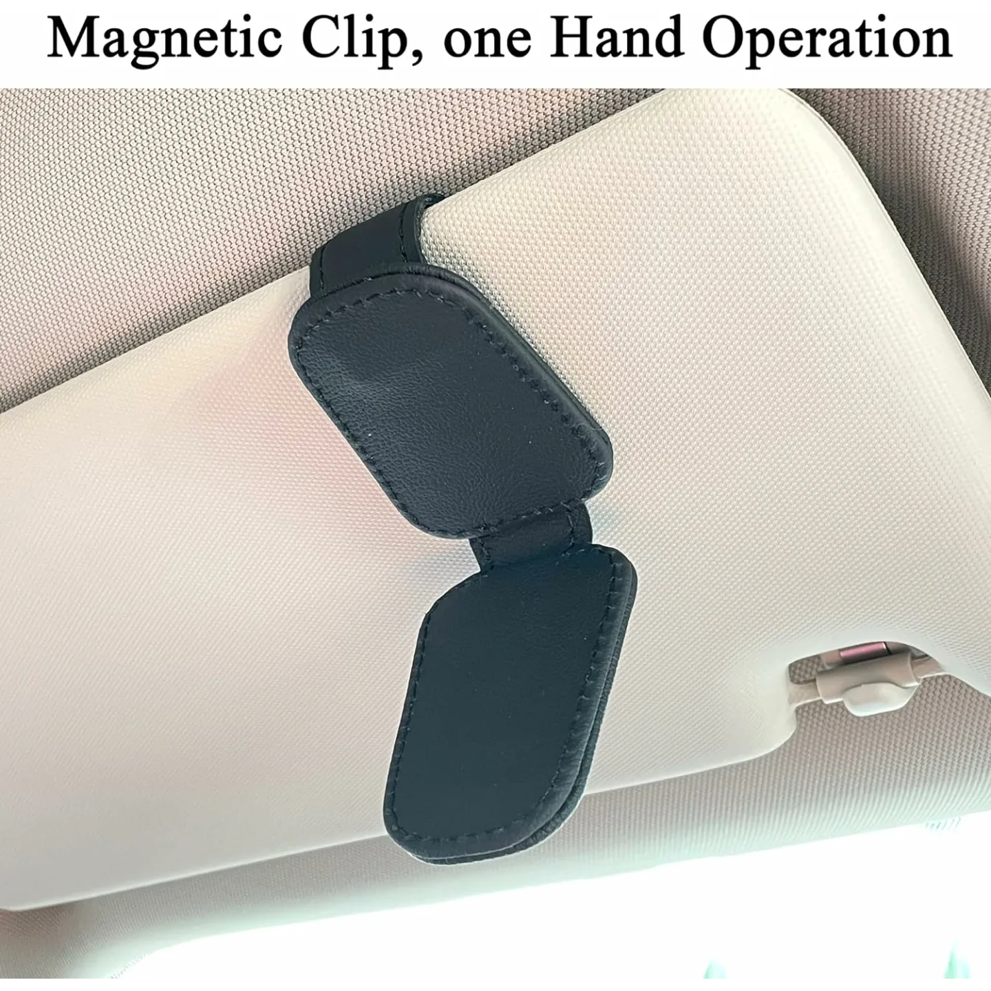 KIWEN Magnetic Sunglasses Holders for Car Visor