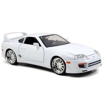 Jada Toys Fast & Furious 1:24 Brian's Toyota Supra Die-cast Car - Premium Details!