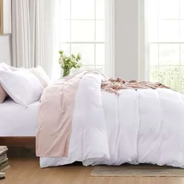 RUIKASI King Size Soft Duvet Cover Set with Zipper