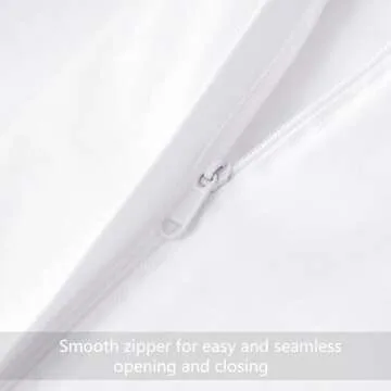 RUIKASI King Size Soft Duvet Cover Set with Zipper