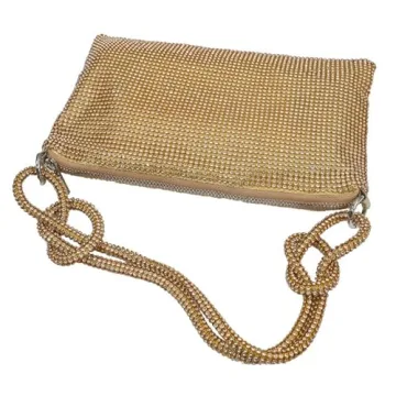 UMREN Rhinestone Hobo Bag Chic Evening Handbag for Women