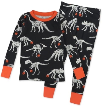 HonestBaby Celebration 2-Piece Pajamas - 100% Organic Cotton for Toddler Boys & Girls