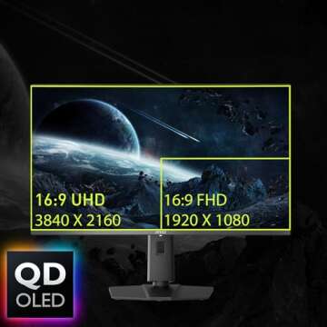 MSI MAG 321UPX QD-OLED, 32" 4K UHD Quantum Dot OLED Gaming Monitor, 3840 x 2160, 0.03ms, 240Hz, True Black HDR 400, 15W USB Type C, HDMI, DP Port