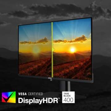 MSI MAG 321UPX QD-OLED, 32" 4K UHD Quantum Dot OLED Gaming Monitor, 3840 x 2160, 0.03ms, 240Hz, True Black HDR 400, 15W USB Type C, HDMI, DP Port