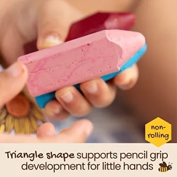 Honeysticks Triangular Crayons for Toddlers - Safe & Fun