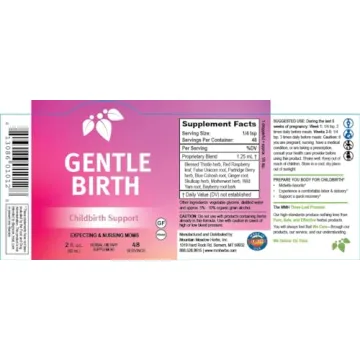 Mountain Meadow Gentle Birth Tincture for Smoother Delivery