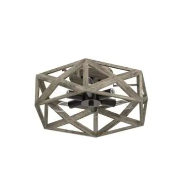 Possini Euro Design Moorcroft Rustic Ceiling Light Fixture