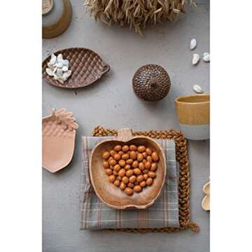 Creative Co-Op Pumpkin Shaped Dish for Home Decor