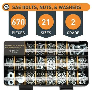 2,050 Piece Hardware Assortment Kit - Screws & More
