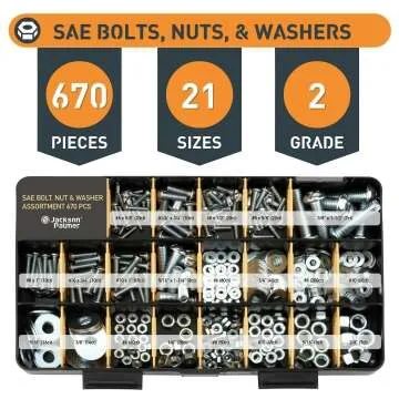 2,050 Piece Hardware Assortment Kit - Screws & More