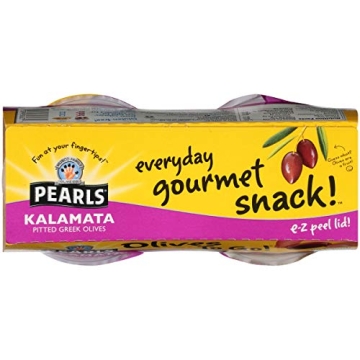 Delicious Single Serve Kalamata Olives - Perfect Snack Choice!