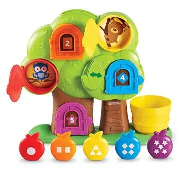 Learning Resources Hide & Seek Learning Treehouse, Letter Games, Toddler Learning Treehouse, Ages 18 mos+